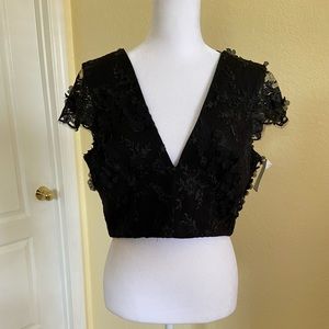 Dress the Population Julianna Crop Top